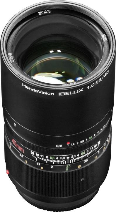 Actual product image Handevision Ibelux 40mm F0.85 APS-C Sony E black (Sony E, APS-C / DX)
