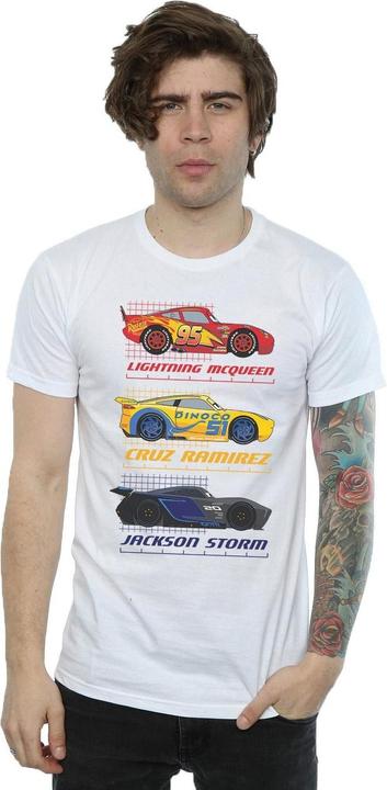 Image du produit Cars T-shirt Racer Profile Cotton pour homme (XL)