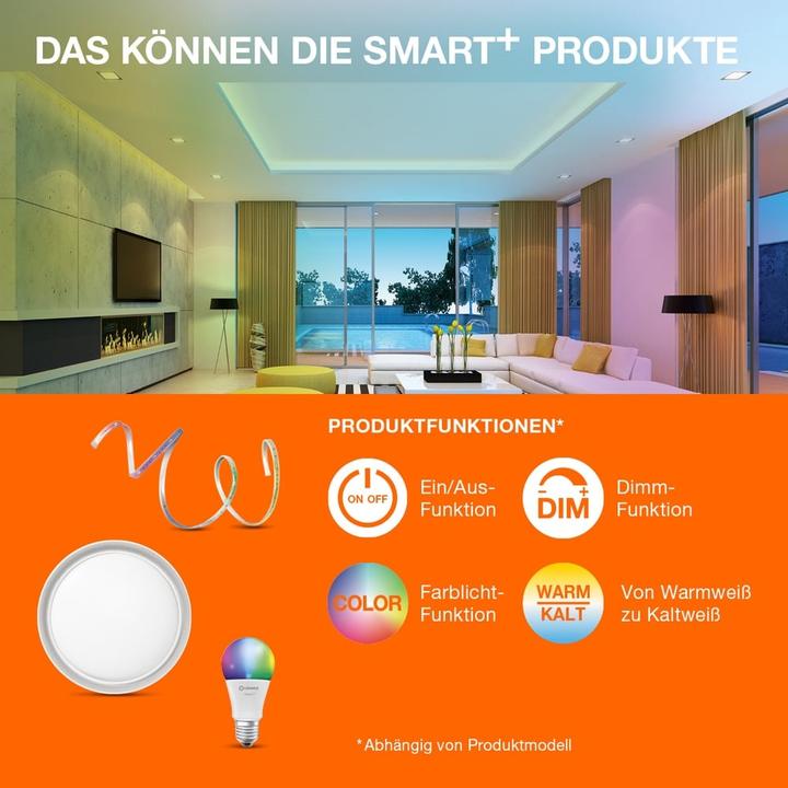 Produktbild Ledvance Smart+ Wifi Candle (E14, 4.90 W, 470 lm, 4 x, F)