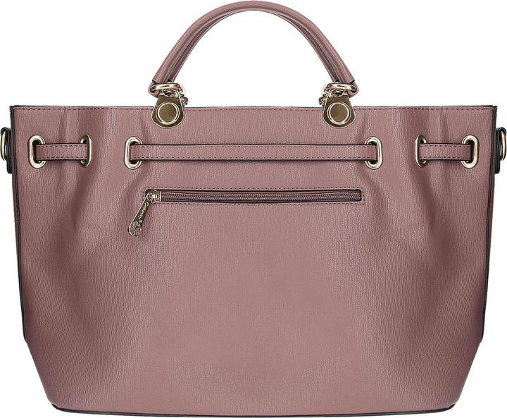 Gallantry Rosa genarbte Umhängetasche (5 l)