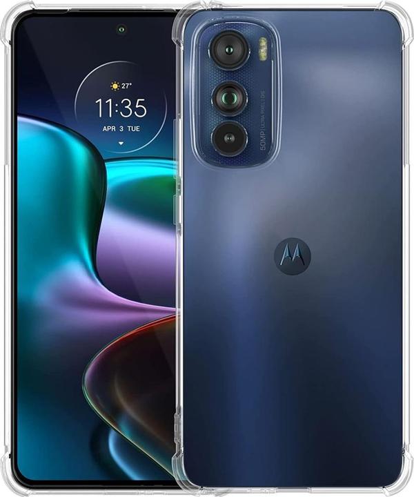 Actual product image Screenguard Motorola Edge 30 Pro Case Crystal Soft Airbag Bumper (Motorola Edge 30)