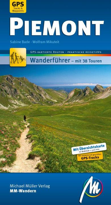 Actual product image Piemont Wanderführer Michael Müller Verlag (German, Wolfram Mikuteit, 2017)