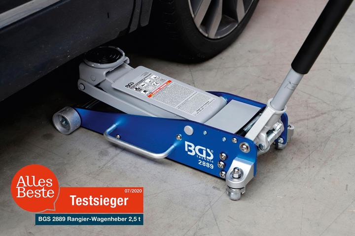 Actual product image BGS Floor Jack hydraulic Aluminium-Steel Construction 2.5 t