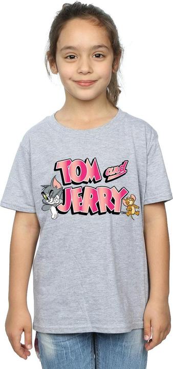 Immagine prodotto Tom & Jerry Gradient Logo Maglietta Ragazze (128)