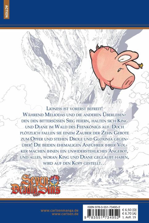 Actual product image Seven Deadly Sins 25 (German, Suzuki Nakaba, 2019)