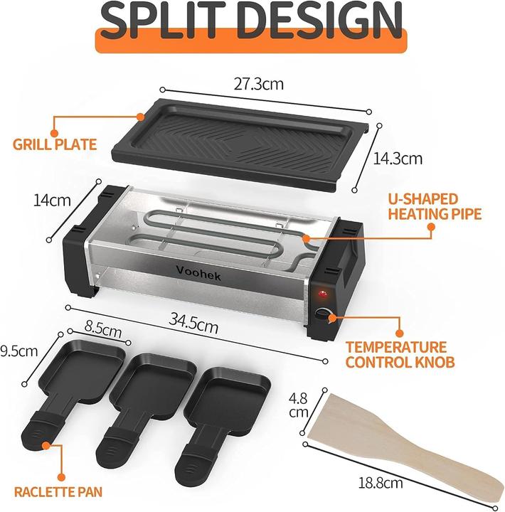 Produktbild Voohek Raclette Grill Mini