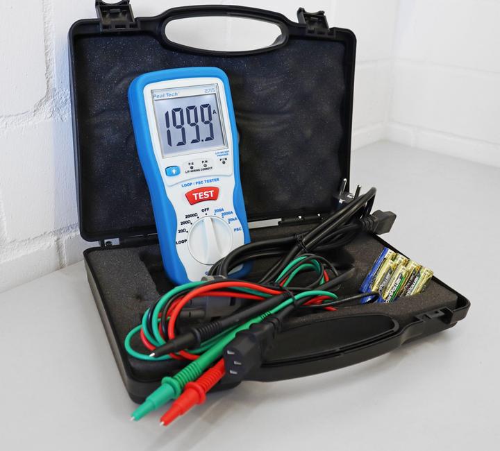 Actual product image Peaktech P 2715 Digital LOOP/PSC loop current meter (CAT III 600V)