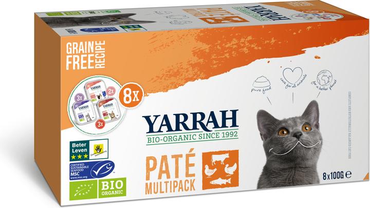 Produktbild Yarrah Multipack 3-Sorten (Junior, Adult, Senior, 8 Stk., 800 g)