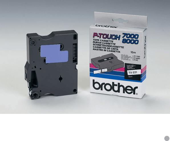 Produktbild Brother Tx-221 (0.90 cm, Schwarz, Weiss)