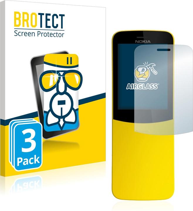 Produktbild BROTECT AirGlass Panzerglasfolie (3 Stück, Nokia 8110)