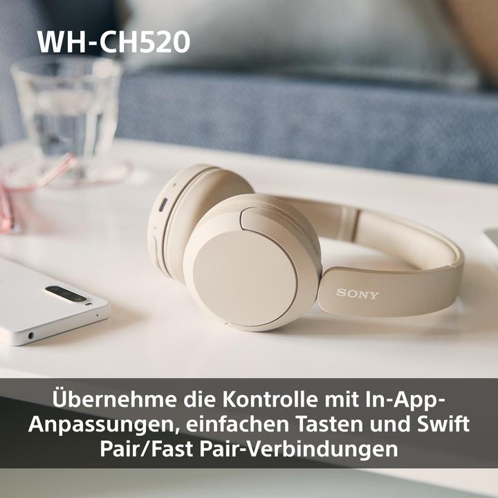 Immagine prodotto Sony WH-CH520 (Nessuna soppressione del rumore, 50 h, Senza fili)