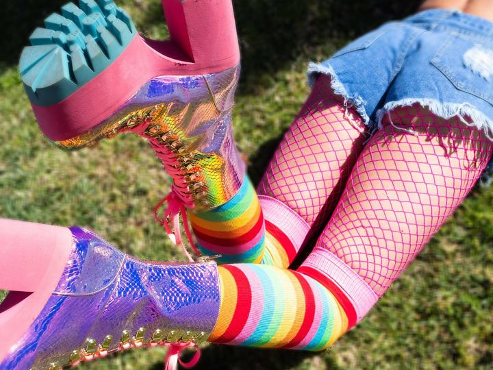 Produktbild Leg Avenue Neon Regenbogen (One Size)