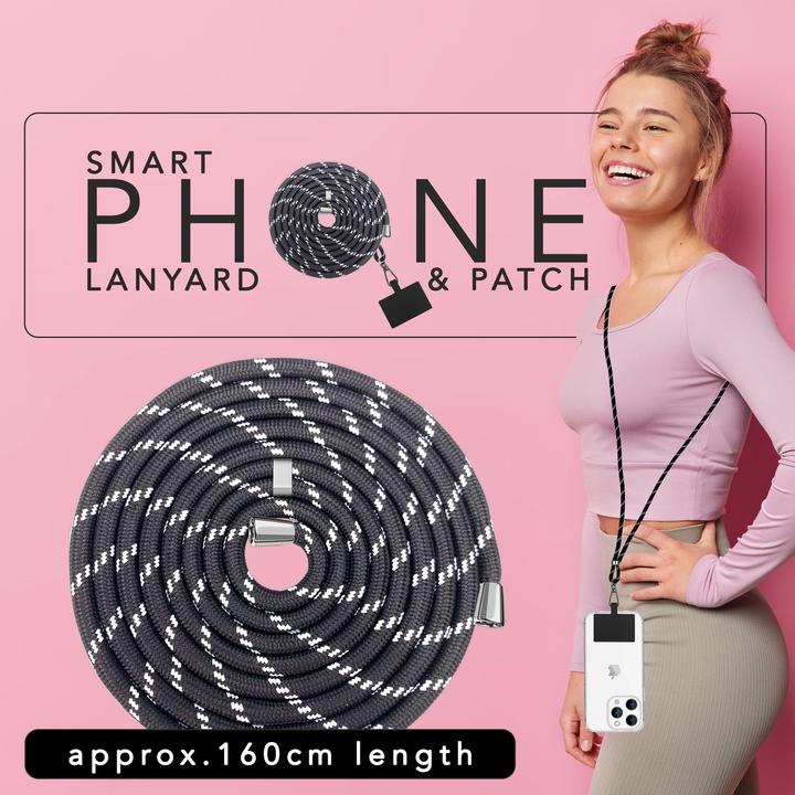 Image du produit Nalia Chaîne universelle pour téléphone portable à porter autour du cou avec pad