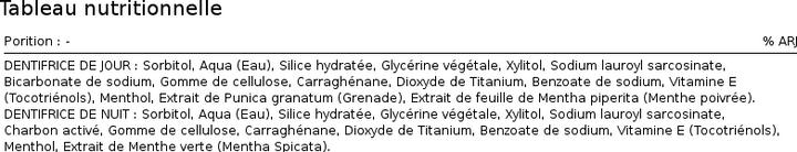 Valori nutrizionali e ingredienti My White Secret Dentifricio (50 ml)