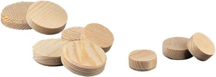Actual product image Hermann Wolz Cone plates Ø 35 mm pine wood Content per box approx. 190 pcs. (190 pcs.)
