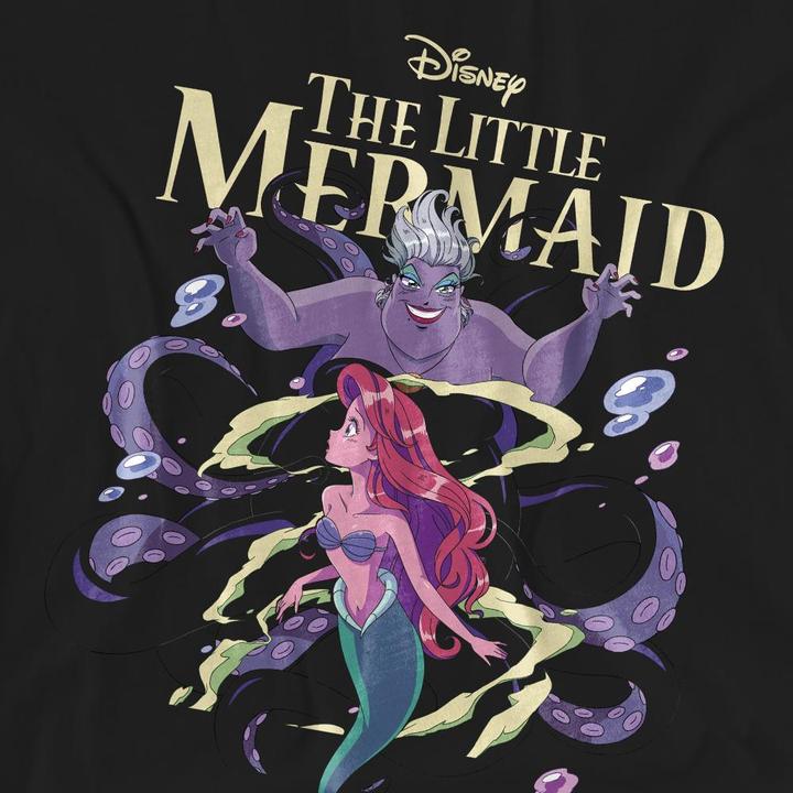 Actual product image The Little Mermaid Unisex Adult Ariel & Ursula Anime T-Shirt (XXL)