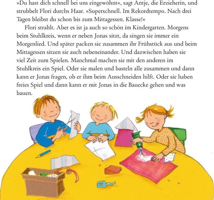 Actual product image Maxi Pixi 390: Im Kindergarten - Meine liebsten Vorlesegeschichten (German, Miriam Cordes, Luise Holthausen, 2023)
