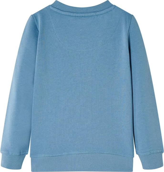 Actual product image VidaXL Children's sweatshirt mid blue 104,Material: 92 % cotton. 8 (104)