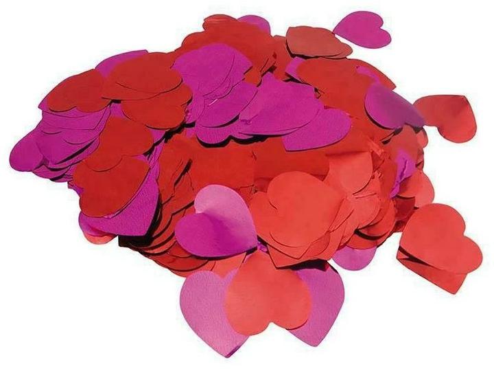 Produktbild Rico Design Streudeko Herzen 50 g, Rot/Pink