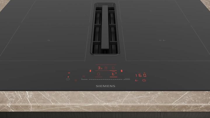 Image du produit Siemens ED711HQ26E + HZ9VDSB2, Table de cuisson avec hotte aspirante (induction), Foyer plat, ED711HGA7