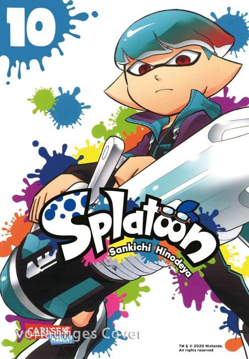 Actual product image Splatoon 10 (German, Sankichi Hinodeya, 2021)