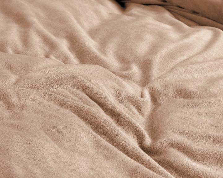 Actual product image Sleeptime Duvet cover velvet plain (Duvet cover, 200 x 220 cm)