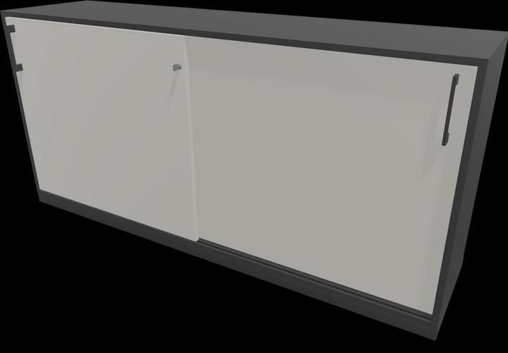 Actual product image Narbutas Choice sliding door cabinet (160 x 40 x 76 cm)