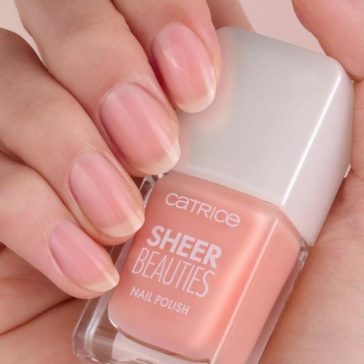 Actual product image Catrice Sheer Beauties Nail Polish (050 Peach For The Stars, Colour paint)