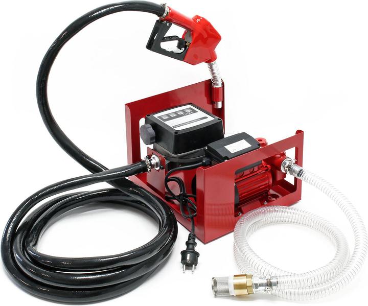 Produktbild Wiltec Heizöl- und Dieselpumpe 230V/600W 40l/min selbstansaugend Pumpe Pistole