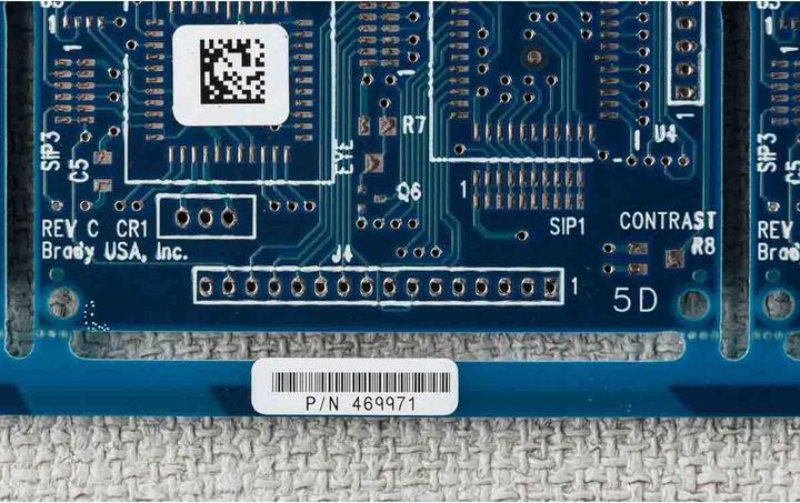 Image du produit Brady THT-49-727-10, polyimide, blanc, brillant, 22,86 x 6,35 mm, permanent (10000 u.)