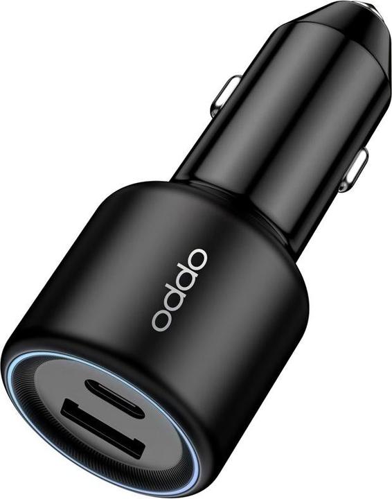 Actual product image OPPO 1x USB-A 50W, 1x USB-C 30W, SUPERVOOC CCB7JACH black