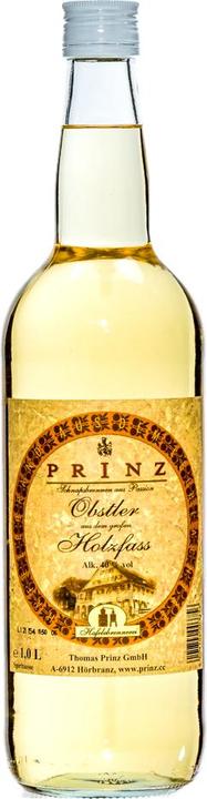 Image du produit Prinz Eau de vie de fruits en fût de bois 1,0 litre 40 % vol.