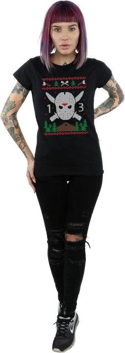 Image du produit Absolute Cult - T-shirt CHRISTMAS FAIR ISLE - Femme (XL)