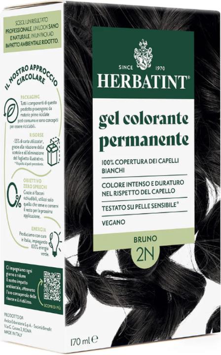 Image du produit Herbatint Haarfärbegel 2N Braun Flasche 170 ml (2N Marron)