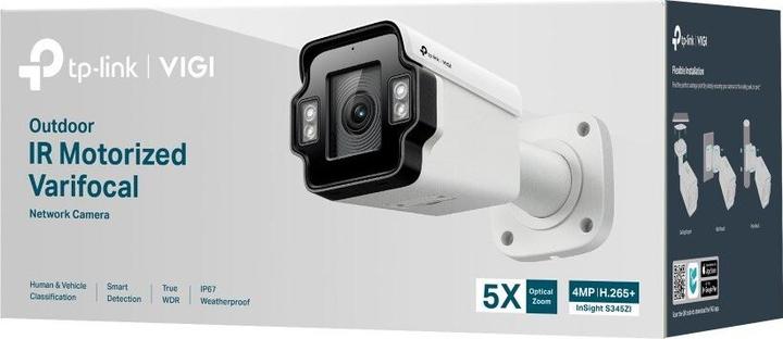 Image du produit TP-Link Caméra IP Pro ext. IA varifocale INSIGHT-S345ZI (2688 x 1520 pixels)