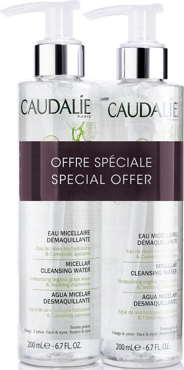 Produktbild Caudalie Cleansing Micellar Water Set Duo für alle Hauttypen - 2 Stück, je 200 ml (Mizellenwasser, 200 ml)
