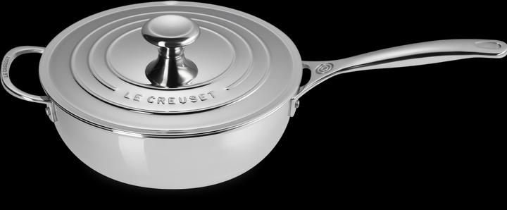 Actual product image Le Creuset 3-ply Plus (24 cm, Frying pan, Stainless steel)