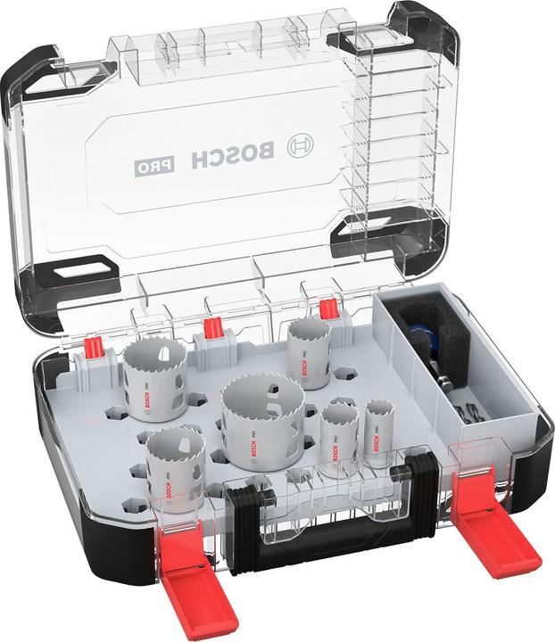 Produktbild Bosch Professional Zubehör PRO Multi Material PC Plus Lochsägen-Set, 9-tlg. (35 mm, 22 mm, 29 mm, 64 mm, 44 mm, 51 mm)