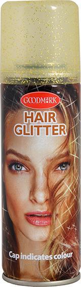 Image du produit Fasnacht Spray à paillettes pour cheveux or