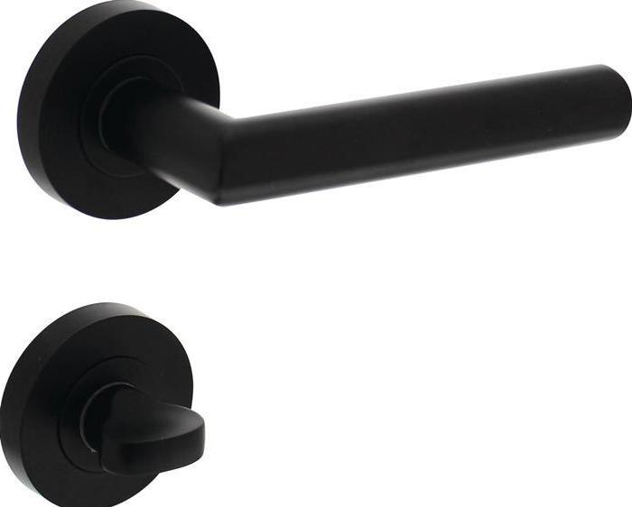 Actual product image Intersteel Rosette set 0023.169510 stainless steel sw round SK/OL DIN left / right D/D (Door set)