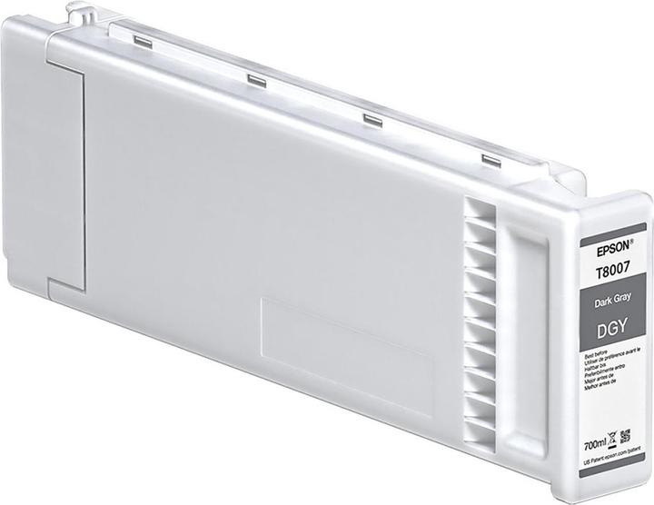 Actual product image Epson Singlepack Dark Gray T800700 UltraChrome PRO 700ml (DGY)
