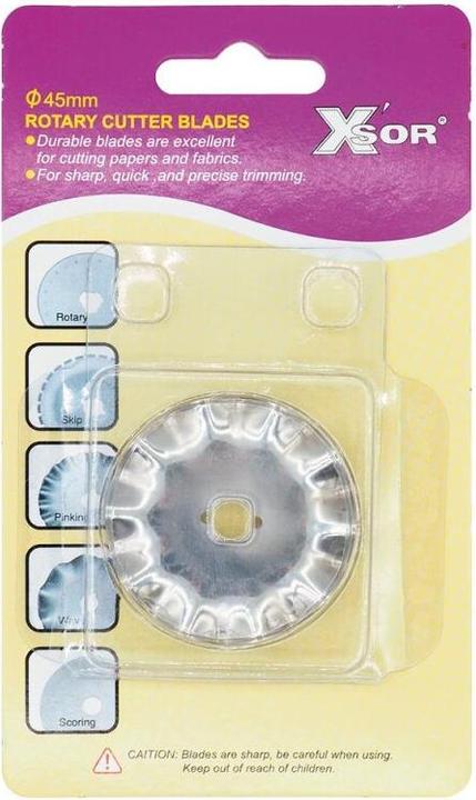 Immagine prodotto Xsor Ersatzklinge für Rollschneider 45mm Wellenschnitt (Lama di ricambio)