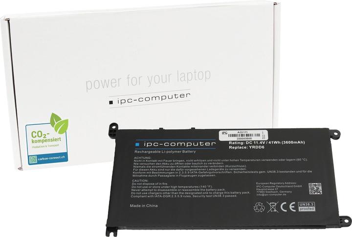 Actual product image IPC WJPC4 (3 Cells, 3600 mAh)