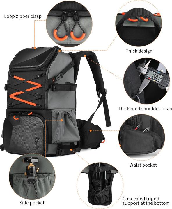 Immagine prodotto K&F Concept Beta (Zaino per fotocamera, 32 l)