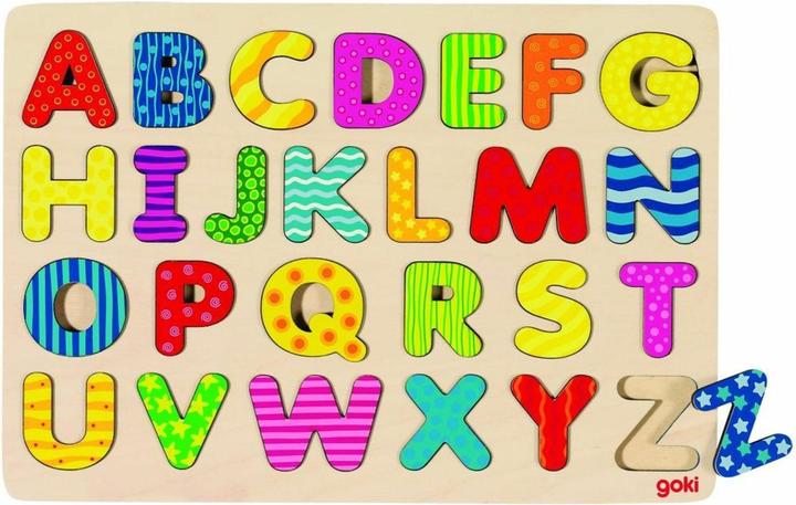 Actual product image Goki Alphabet Puzzle (26 pieces)