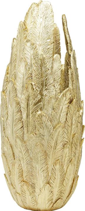 Actual product image Kare Design Vase Feathers Gold 80cm (34 x 80 cm)
