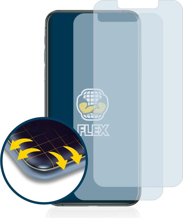 Produktbild BROTECT Full-Cover Displayschutz (2 Stück, Apple iPhone 11 Pro Max)