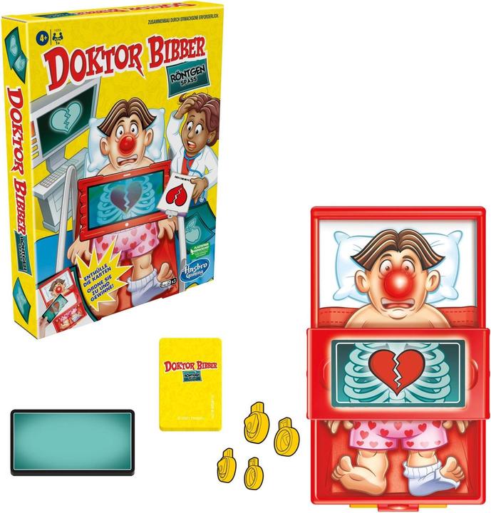Actual product image Hasbro Gaming Children's game Doctor Bibber - X-ray fun (German)