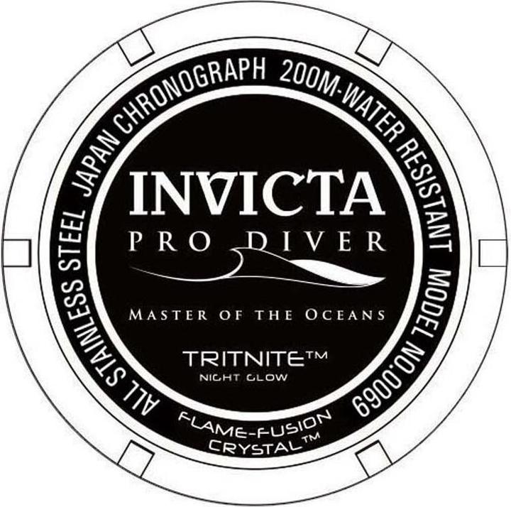 Produktbild Invicta Pro Diver 0069 Herenhorloge - 48mm (Chronograph, 48 mm)