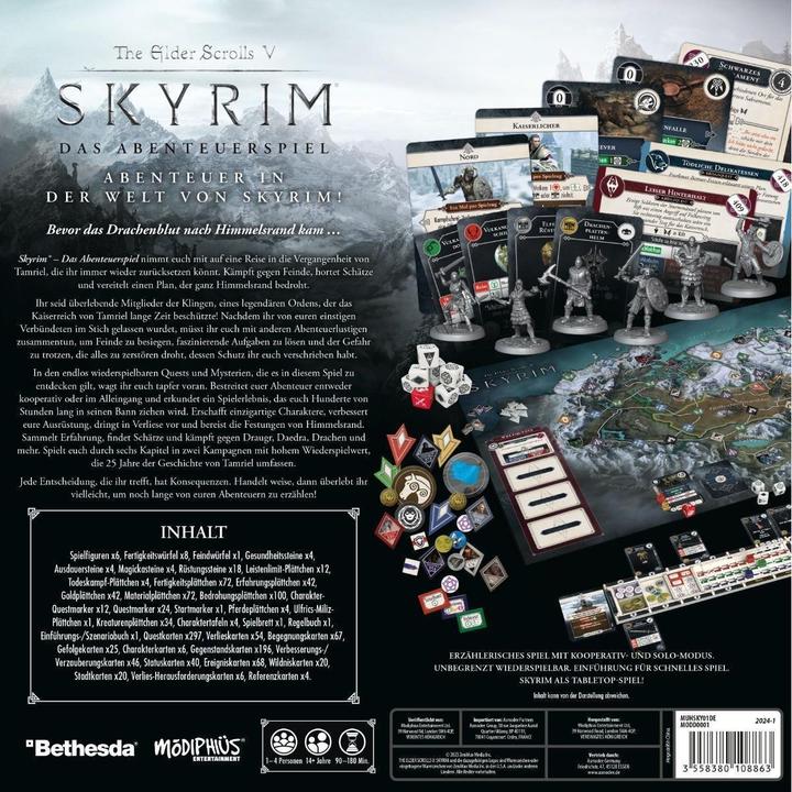Actual product image Modiphius Elder Scrolls V Skyrim The Adventure Game (German)